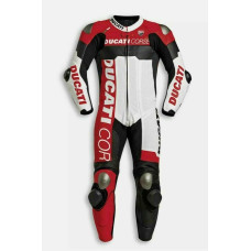 Ducati Corse C5 Motorbike Racing Leather Suit 